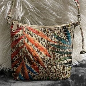 Brahmin Katie Leather Crossbody - Botanica Melbourne